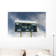american football scoreboard with blue sky Wall Mural