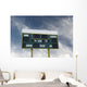 american football scoreboard with blue sky Wall Mural