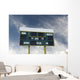 american football scoreboard with blue sky Wall Mural