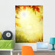 autumn leaves backgrounds; Colorful foliage in the autumn park Wall Mural