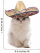 Kitten Wearing Sombrero Wall Decal