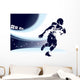 Football Player Wall Mural