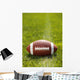 American Football on Field with yard line Wall Mural