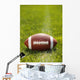 American Football on Field with yard line Wall Mural