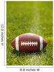 American Football on Field with yard line Wall Mural