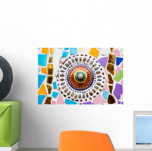 Colorful Mosaic Art Abstract Wall Decal