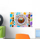 Colorful Mosaic Art Abstract Wall Decal
