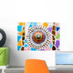 Colorful Mosaic Art Abstract Wall Decal