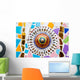 Colorful Mosaic Art Abstract Wall Decal