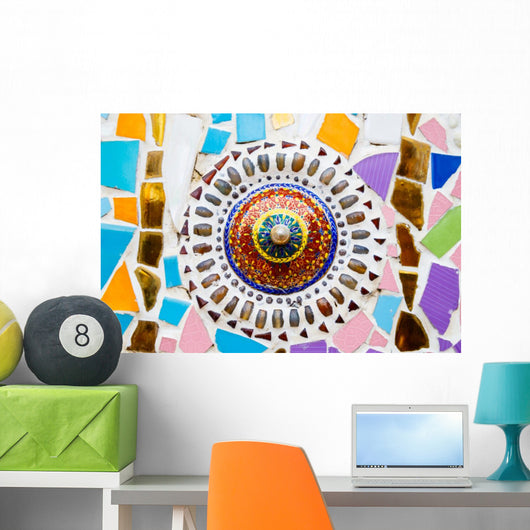 Colorful Mosaic Art Abstract Wall Decal