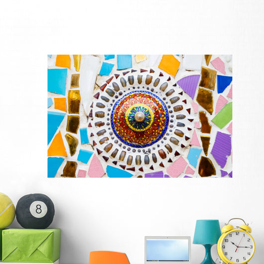 Colorful Mosaic Art Abstract Wall Decal