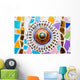 Colorful Mosaic Art Abstract Wall Decal
