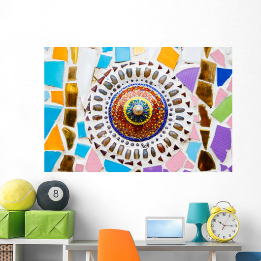 Colorful Mosaic Art Abstract Wall Decal