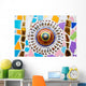 Colorful Mosaic Art Abstract Wall Decal