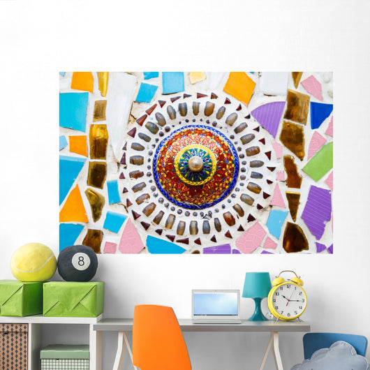 Colorful Mosaic Art Abstract Wall Decal