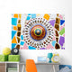 Colorful Mosaic Art Abstract Wall Decal