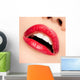 Female mouth Wall Mural