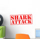 Shark Attack Wall Decal