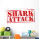 Shark Attack Wall Decal