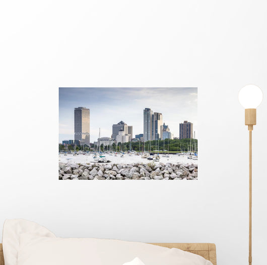 Milwaukee Skyline Wisconsin Usa Wall Decal