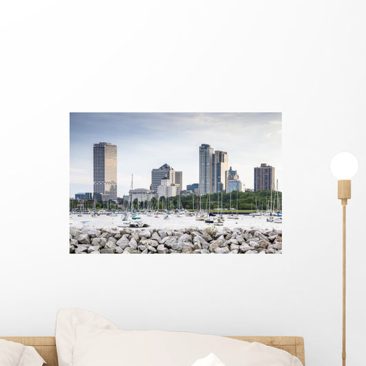 Milwaukee Skyline Wisconsin Usa Wall Decal