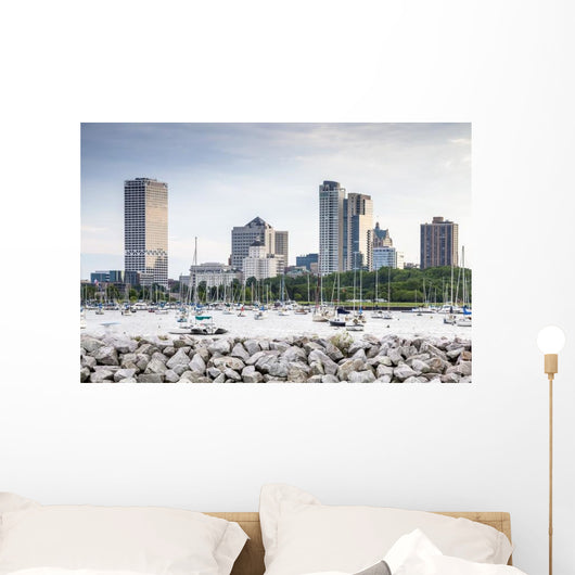 Milwaukee Skyline Wisconsin Usa Wall Decal