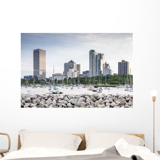 Milwaukee Skyline Wisconsin Usa Wall Decal