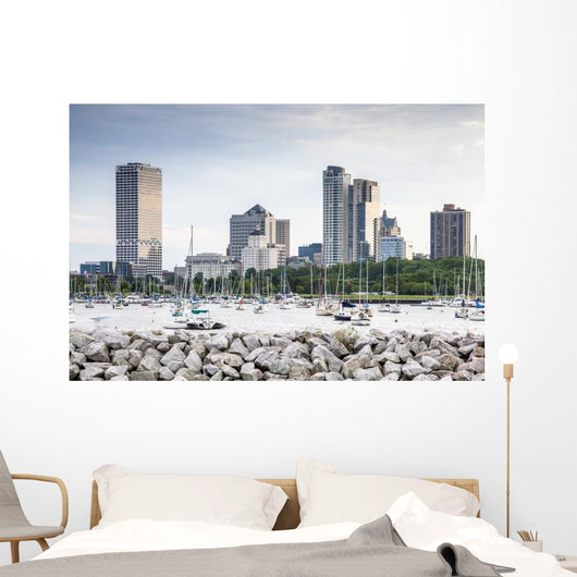 Milwaukee Skyline Wisconsin Usa Wall Decal