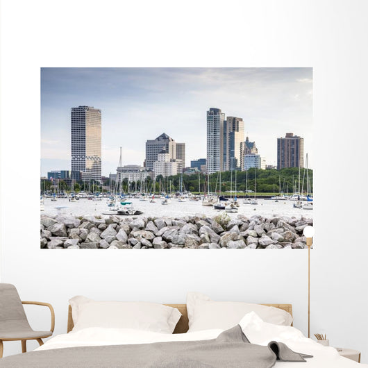 Milwaukee Skyline Wisconsin Usa Wall Decal