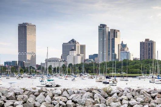 Milwaukee Skyline Wisconsin Usa Wall Decal