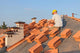 Roof Tile Installation Wall Decal