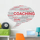 Coaching Business Success Cloud Wall Decal