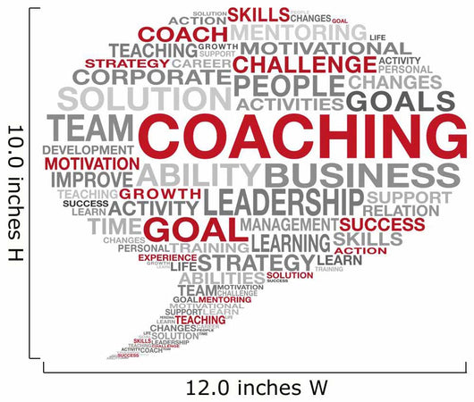 Coaching Business Success Cloud Wall Decal