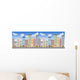 Big Colorful City Landscape Wall Decal