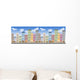 Big Colorful City Landscape Wall Decal