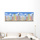 Big Colorful City Landscape Wall Decal