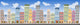 Big Colorful City Landscape Wall Decal