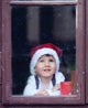 Adorable Boy Looking through Wall Decal