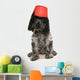 Cocker Spaniel Dog Wearing a Fez Hat Wall Decal