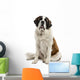 Saint-Bernard Sitting Wall Decal