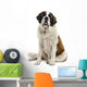 Saint-Bernard Sitting Wall Decal