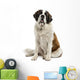 Saint-Bernard Sitting Wall Decal