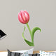 pink tulip flower Wall Decal