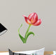 Pink Tulip Flower Illustration Wall Decal