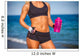athletic fitness woman Wall Mural