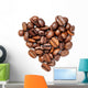 Heart from Coffee Beans Wall Decal