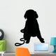 Labrador Puppy Silhouette Wall Decal