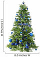 Christmas Tree White Wall Decal