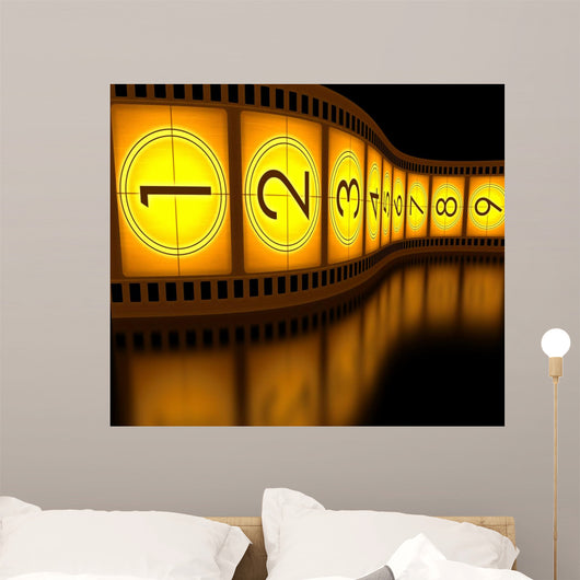 Filmstrip Countdown Wall Decal