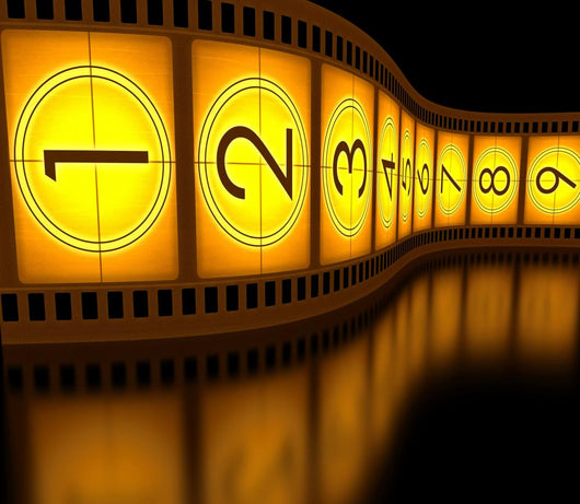 Filmstrip Countdown Wall Decal